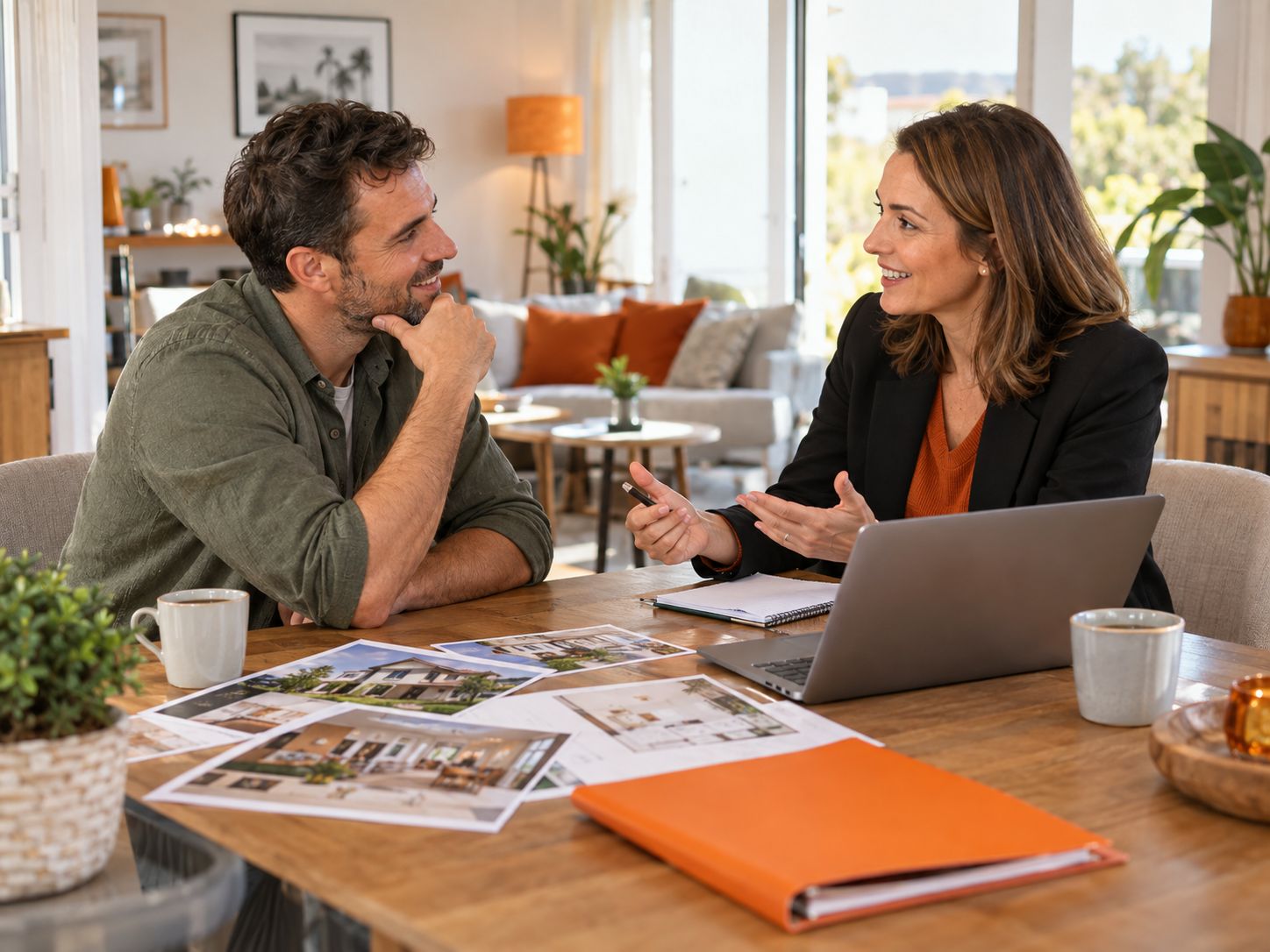 un entretien professionnel pour une transition dans l'immobilier